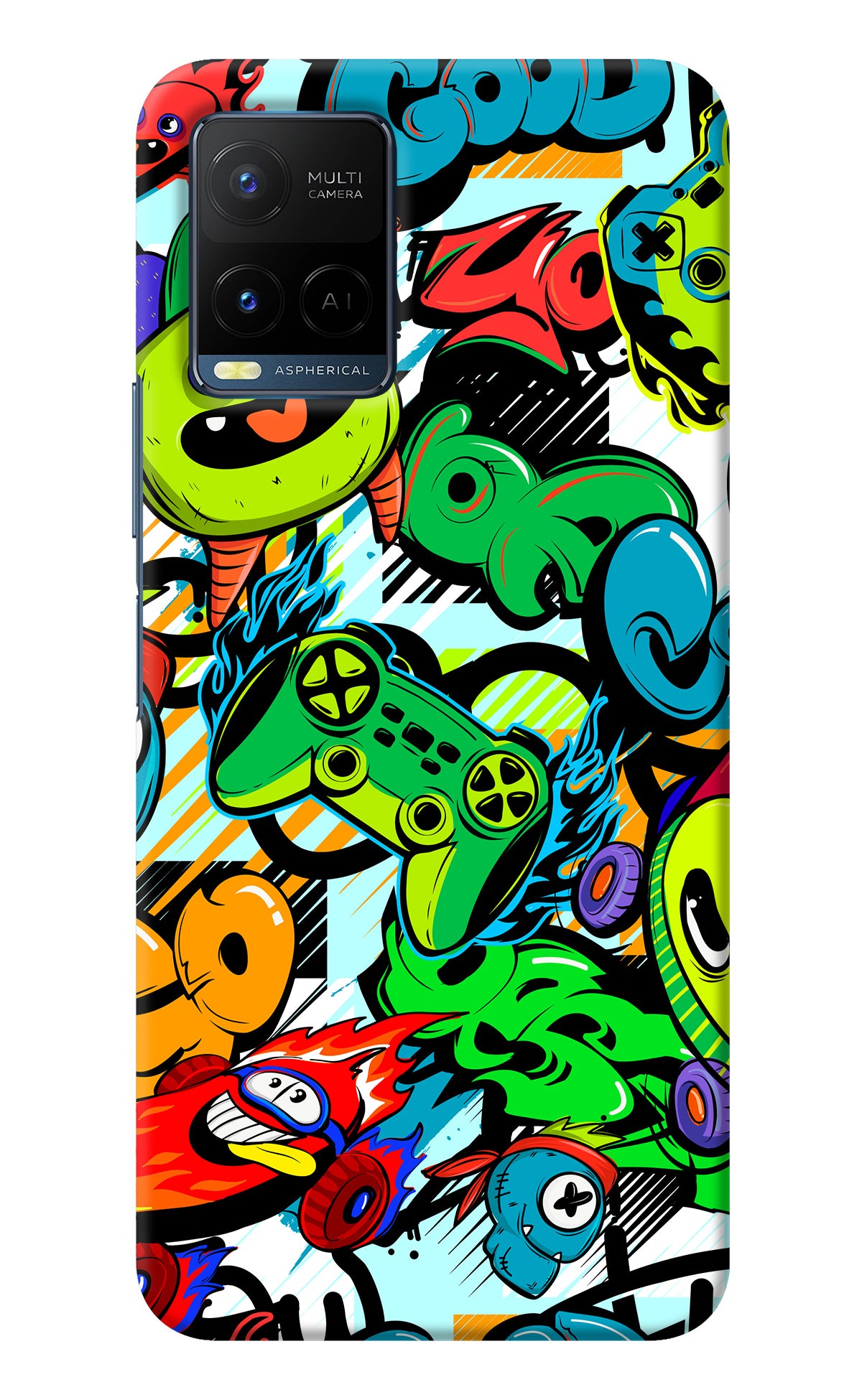Game Doodle Vivo Y33T Back Cover