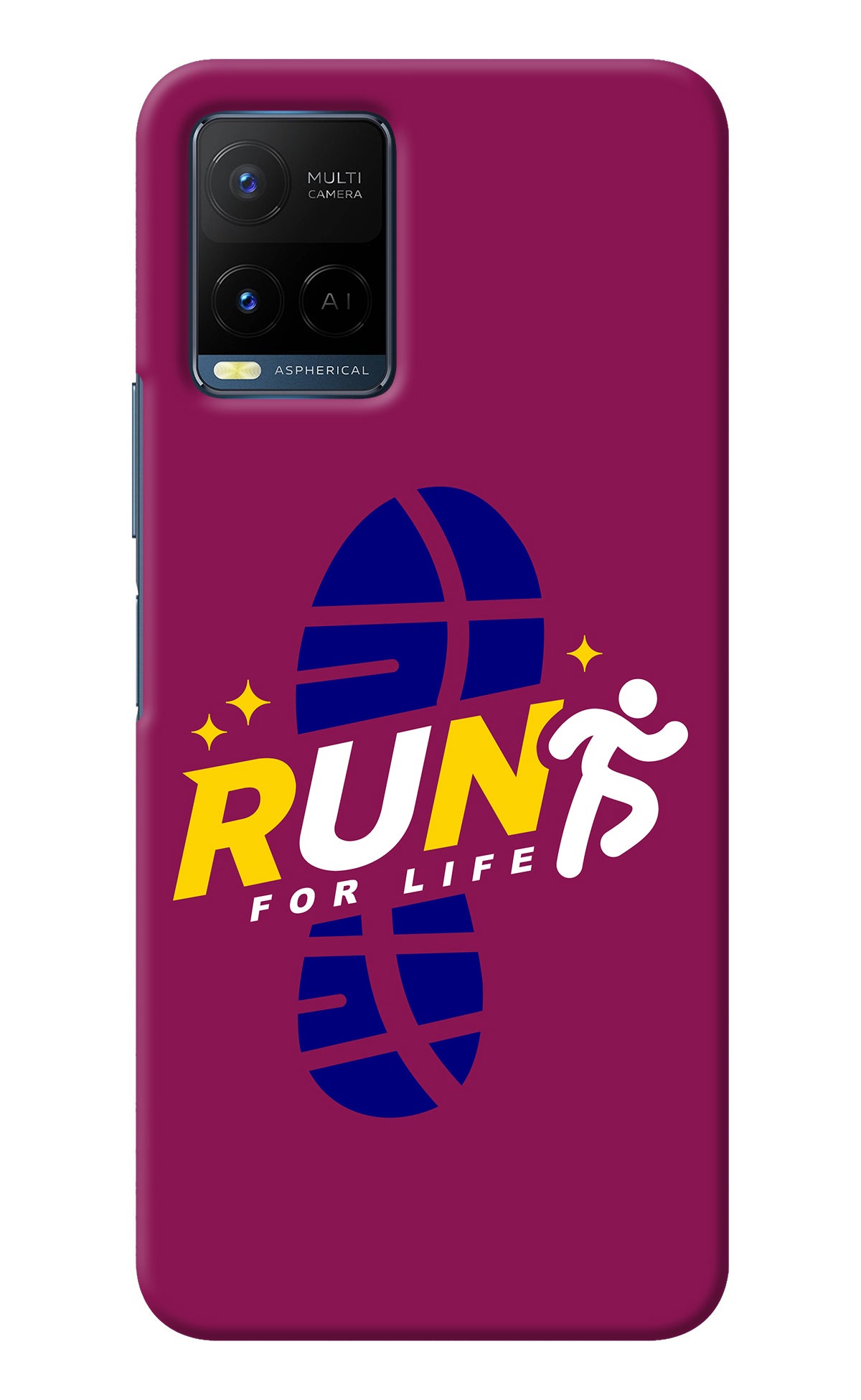 Run for Life Vivo Y33T Back Cover