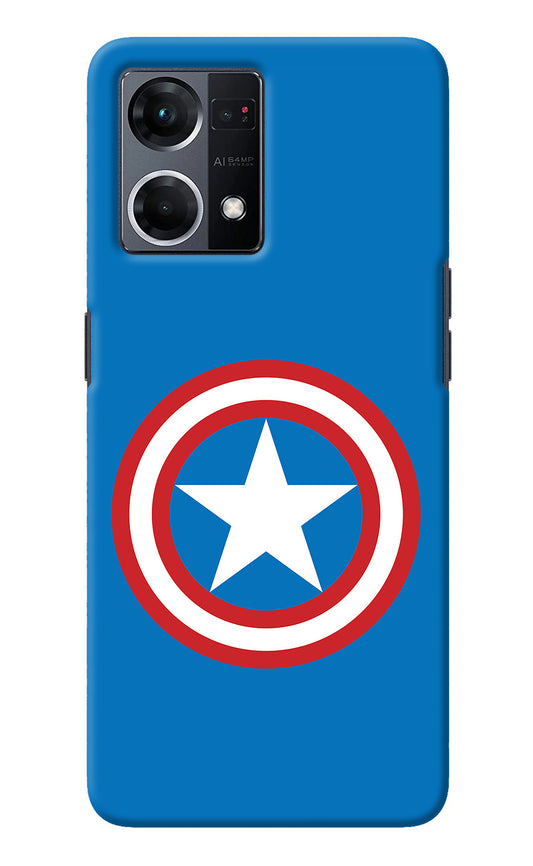 Captain America Logo Oppo F21 Pro 4G Back Cover