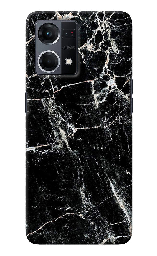 Black Marble Texture Oppo F21 Pro 4G Back Cover