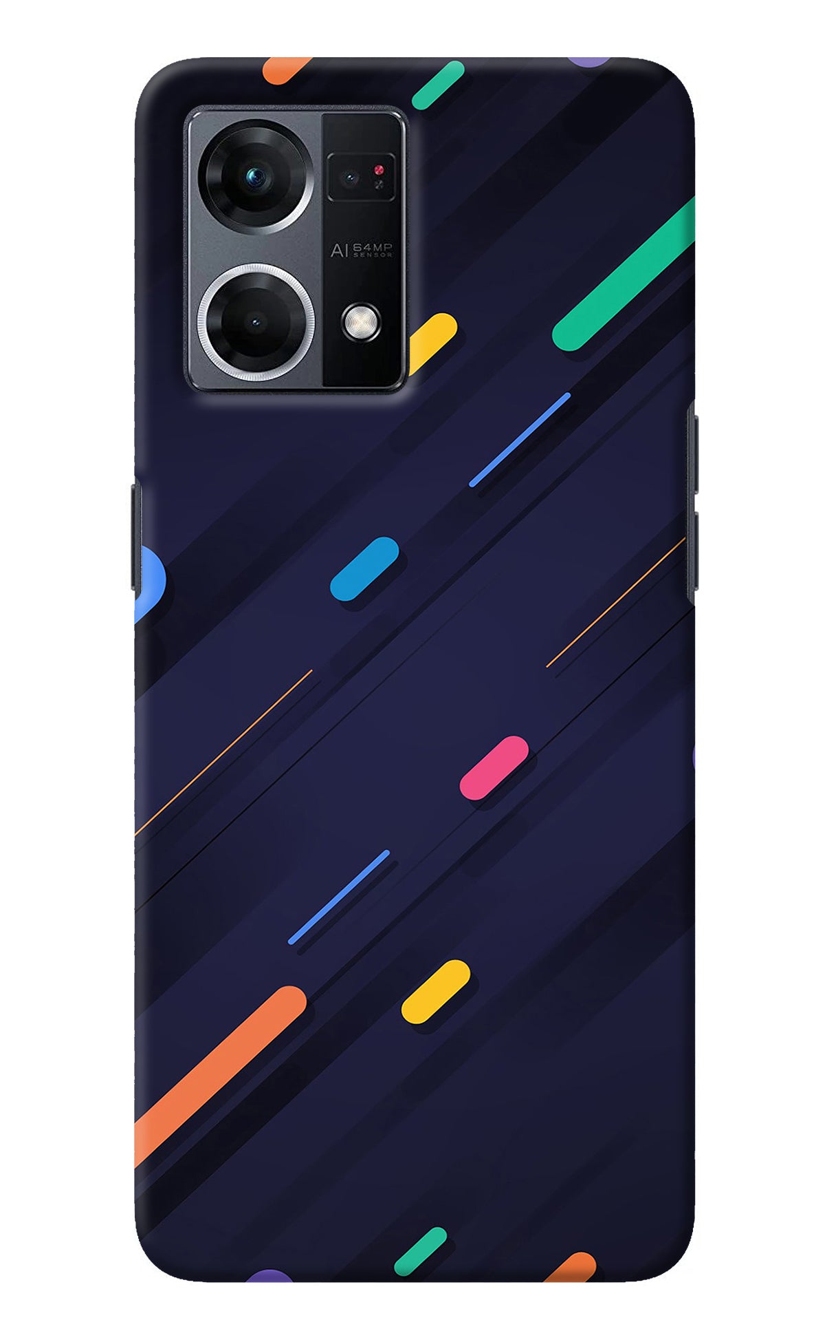 Abstract Design Oppo F21 Pro 4G Back Cover