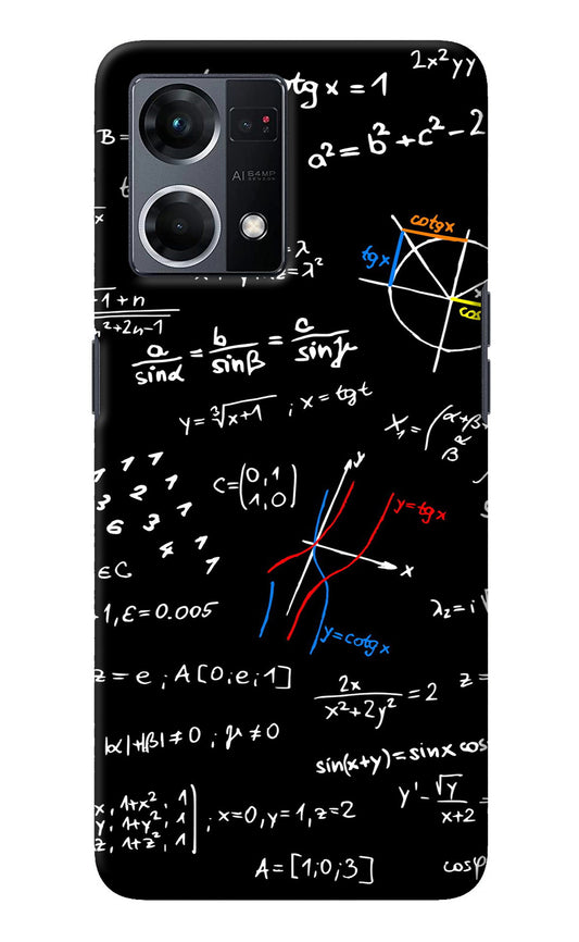 Mathematics Formula Oppo F21 Pro 4G Back Cover
