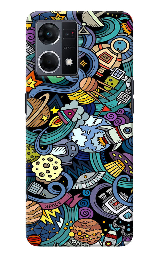Space Abstract Oppo F21 Pro 4G Back Cover