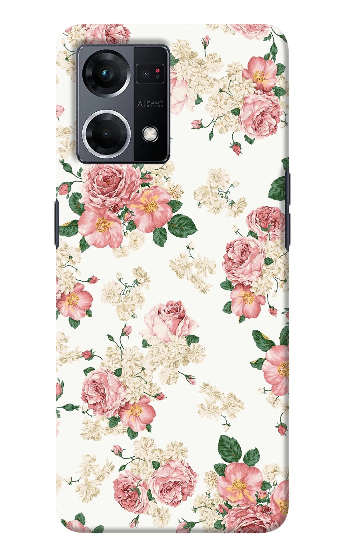 Flowers Oppo F21 Pro 4G Back Cover