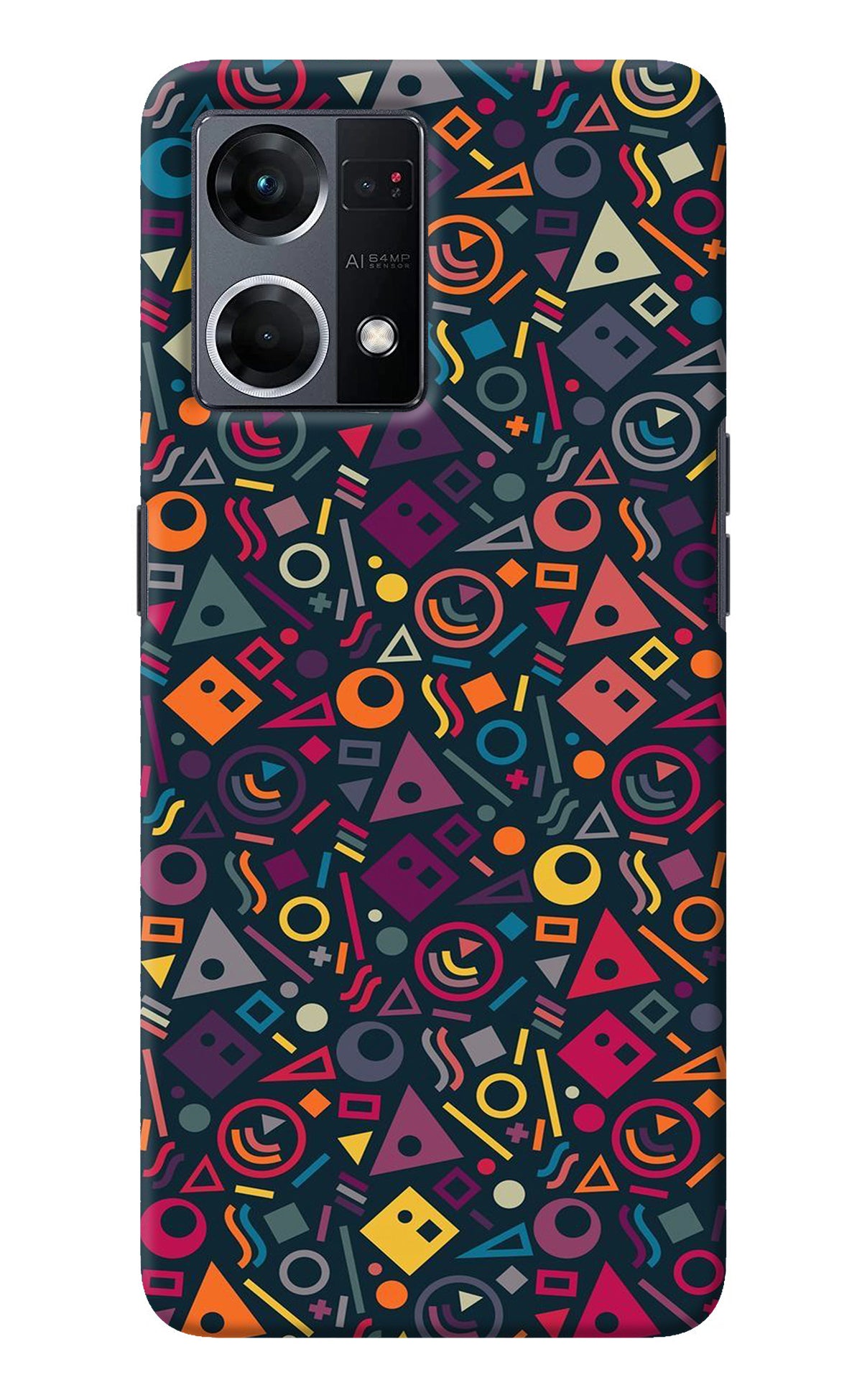 Geometric Abstract Oppo F21 Pro 4G Back Cover