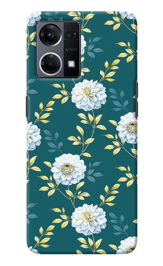 Flowers Oppo F21 Pro 4G Back Cover