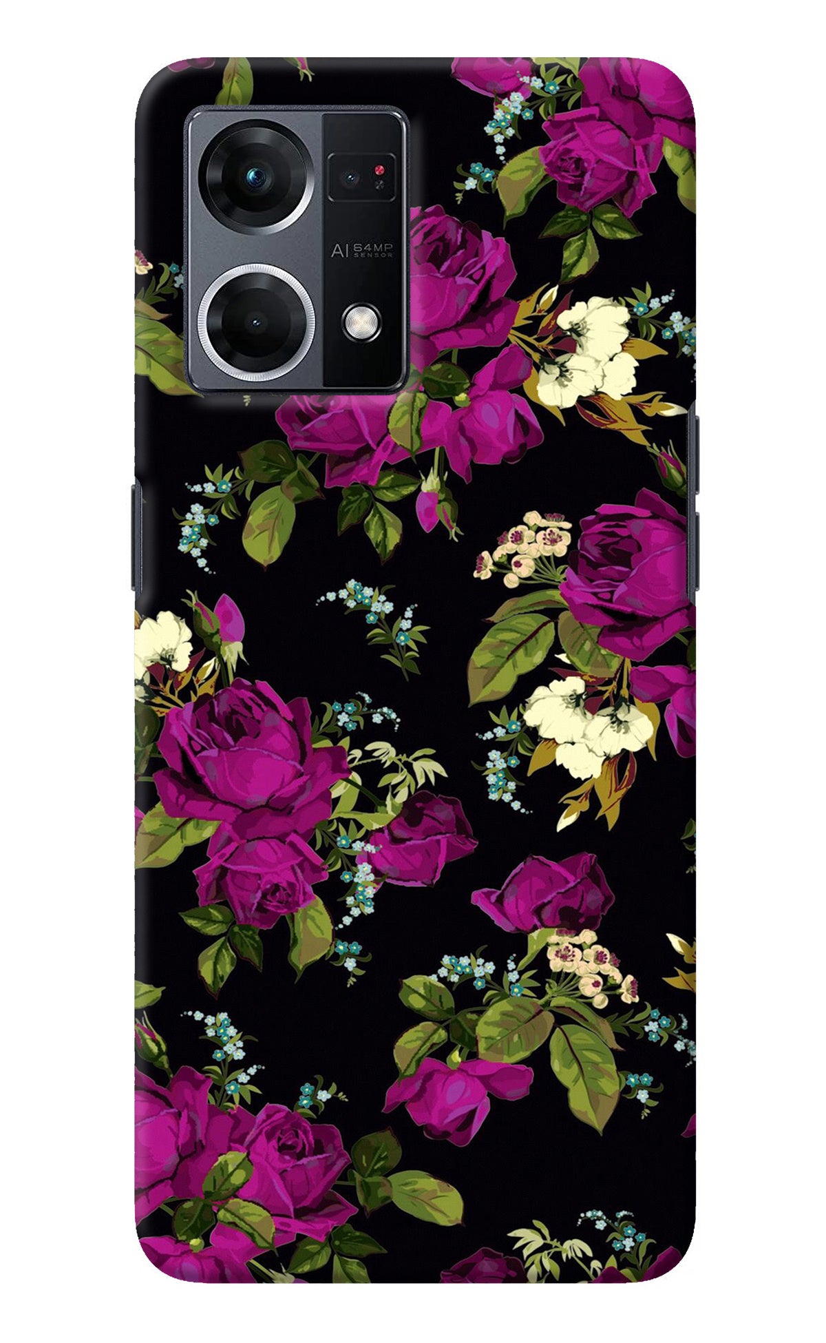 Flowers Oppo F21 Pro 4G Back Cover