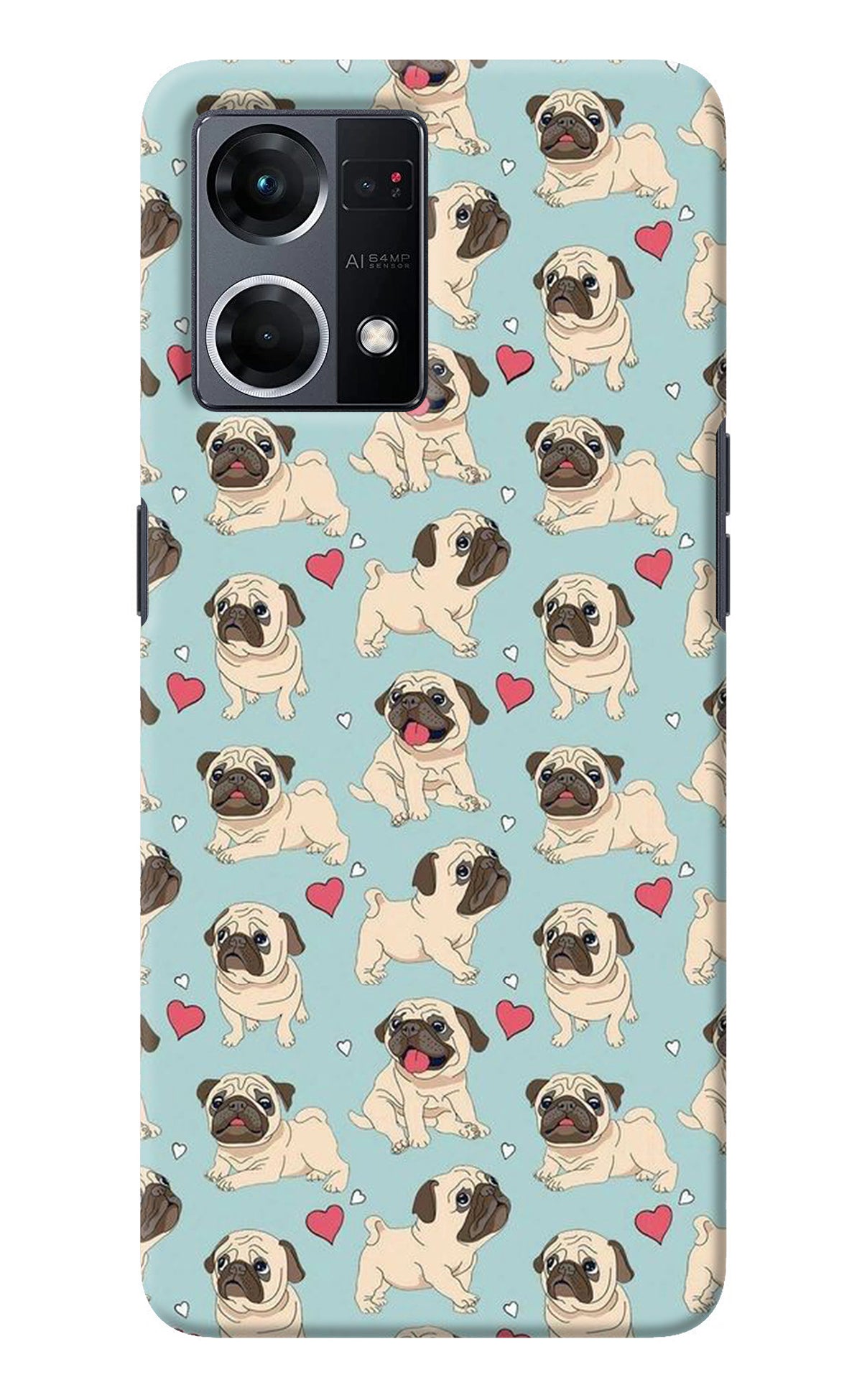 Pug Dog Oppo F21 Pro 4G Back Cover