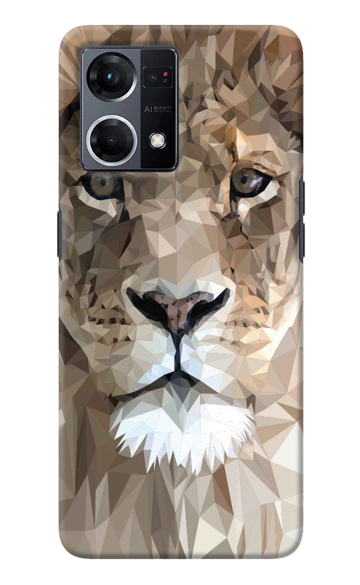 Lion Art Oppo F21 Pro 4G Back Cover