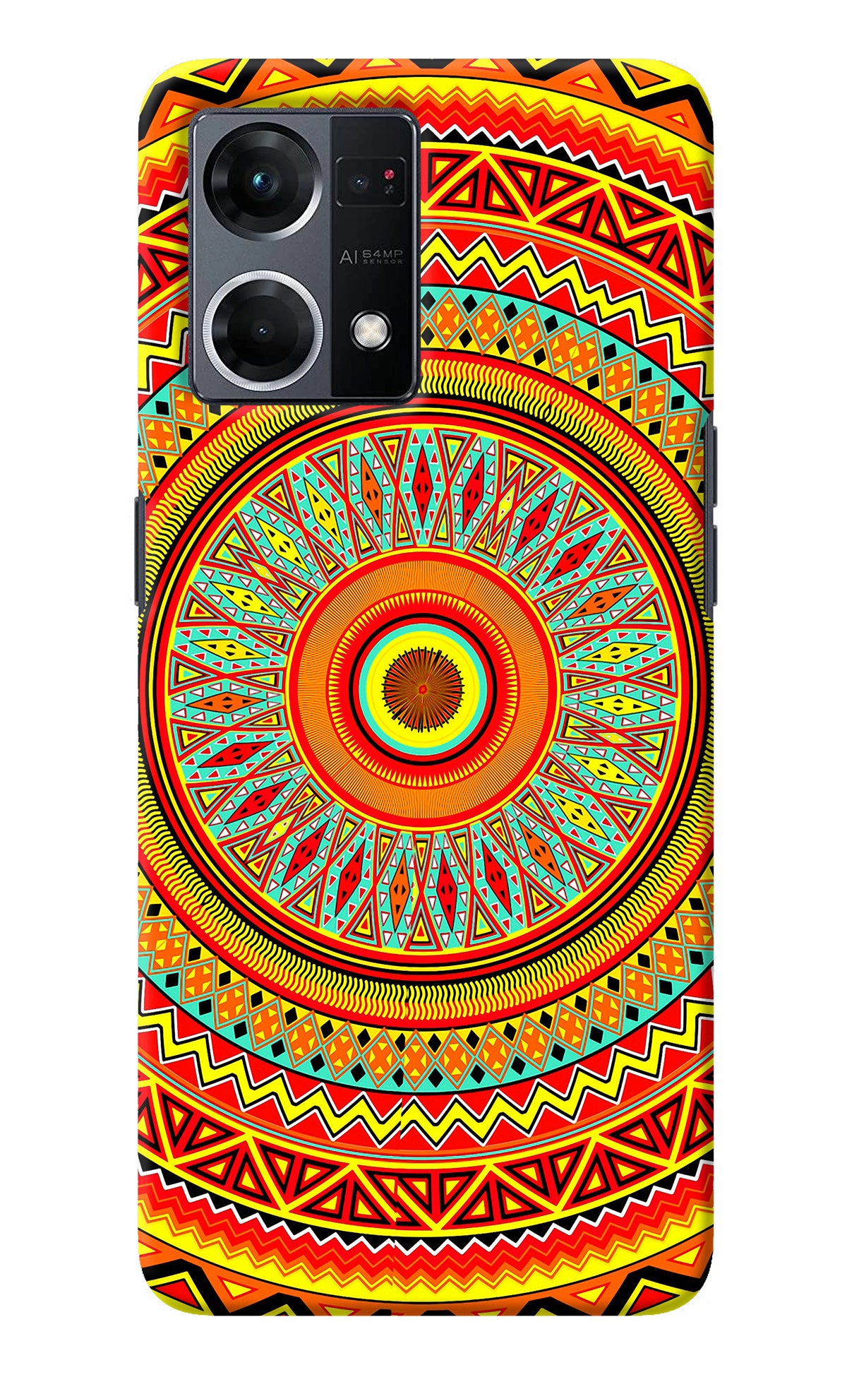 Mandala Pattern Oppo F21 Pro 4G Back Cover