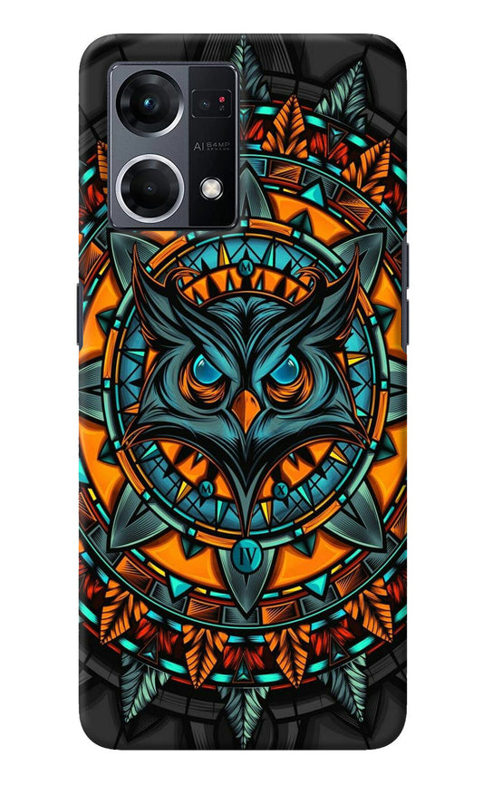 Angry Owl Art Oppo F21 Pro 4G Back Cover