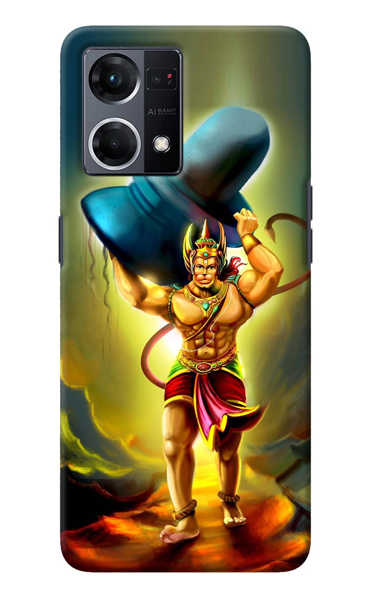 Lord Hanuman Oppo F21 Pro 4G Back Cover