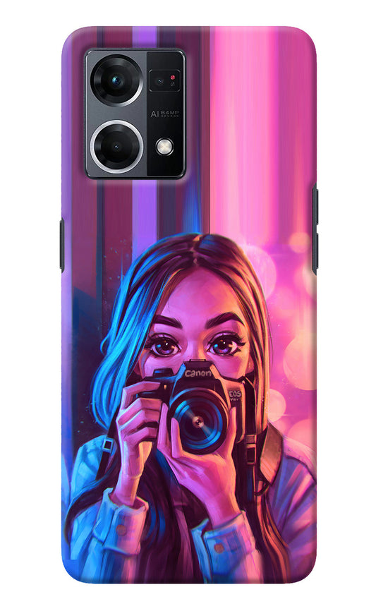 Girl Photographer Oppo F21 Pro 4G Back Cover