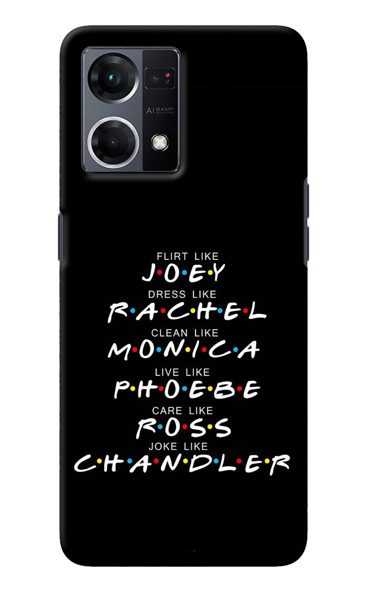 FRIENDS Character Oppo F21 Pro 4G Back Cover