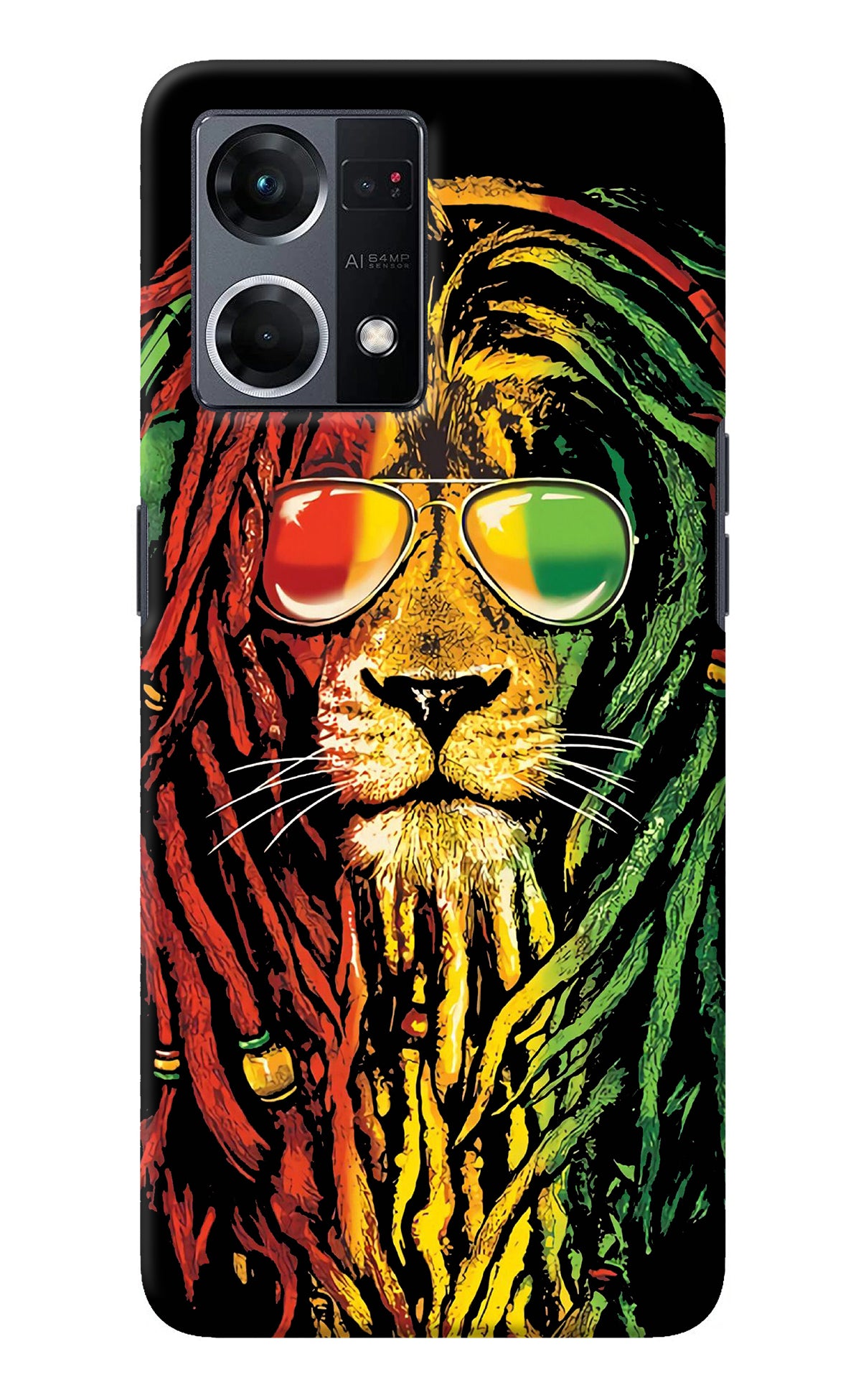 Rasta Lion Oppo F21 Pro 4G Back Cover