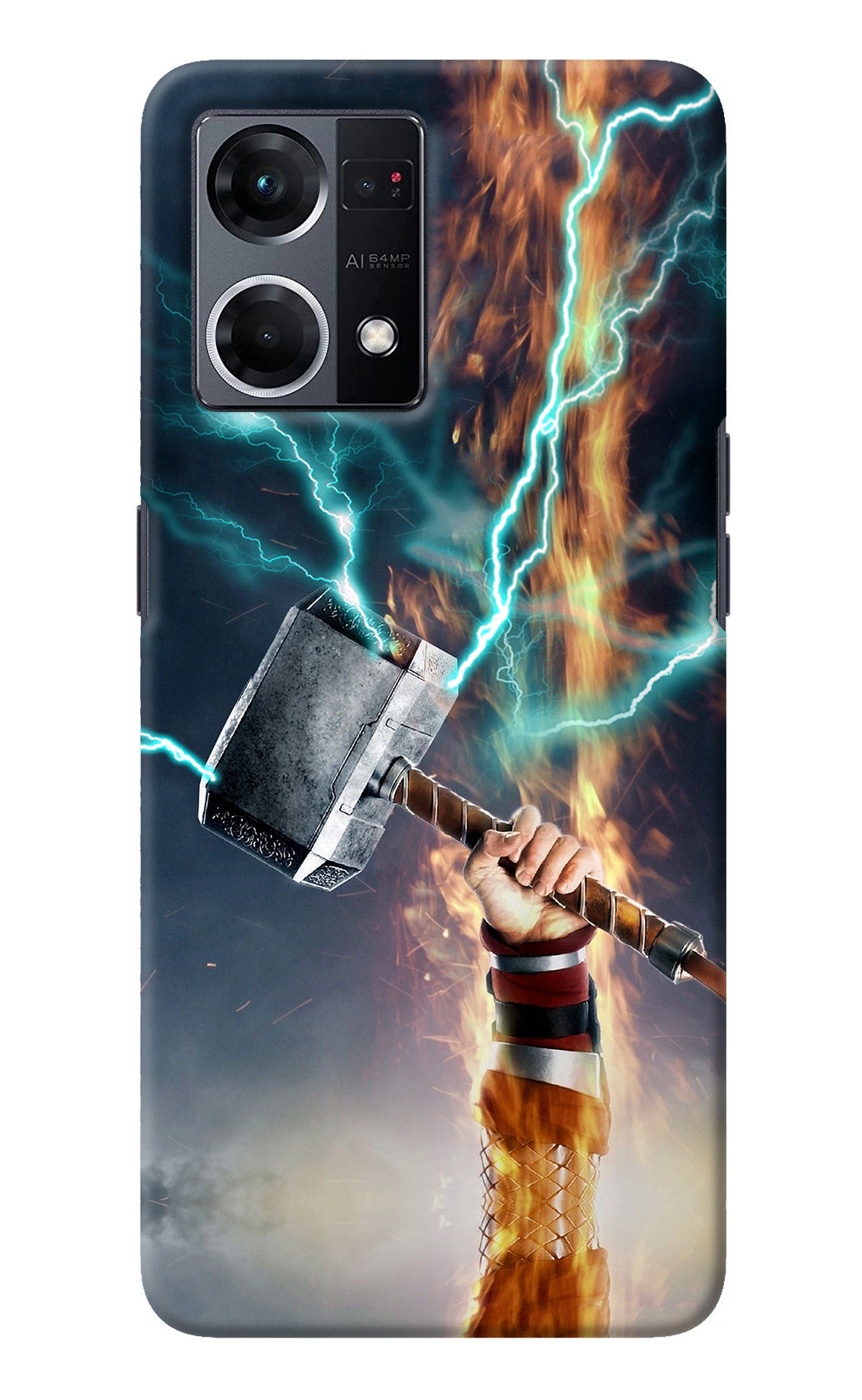 Thor Hammer Mjolnir Oppo F21 Pro 4G Back Cover