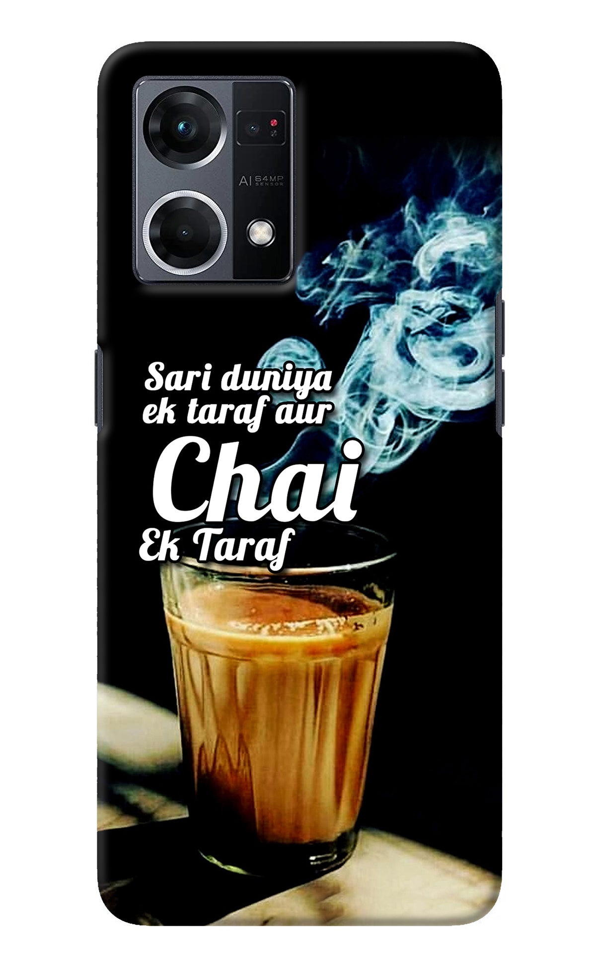 Chai Ek Taraf Quote Oppo F21 Pro 4G Back Cover