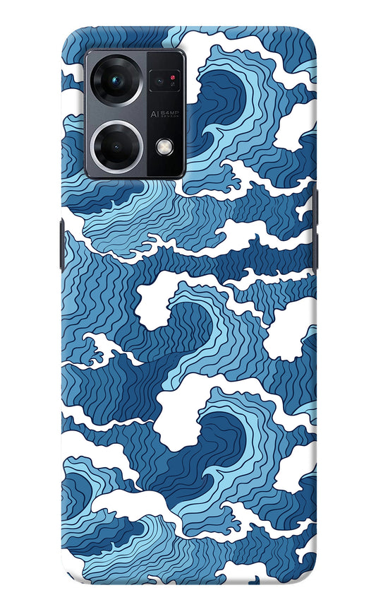 Blue Waves Oppo F21 Pro 4G Back Cover