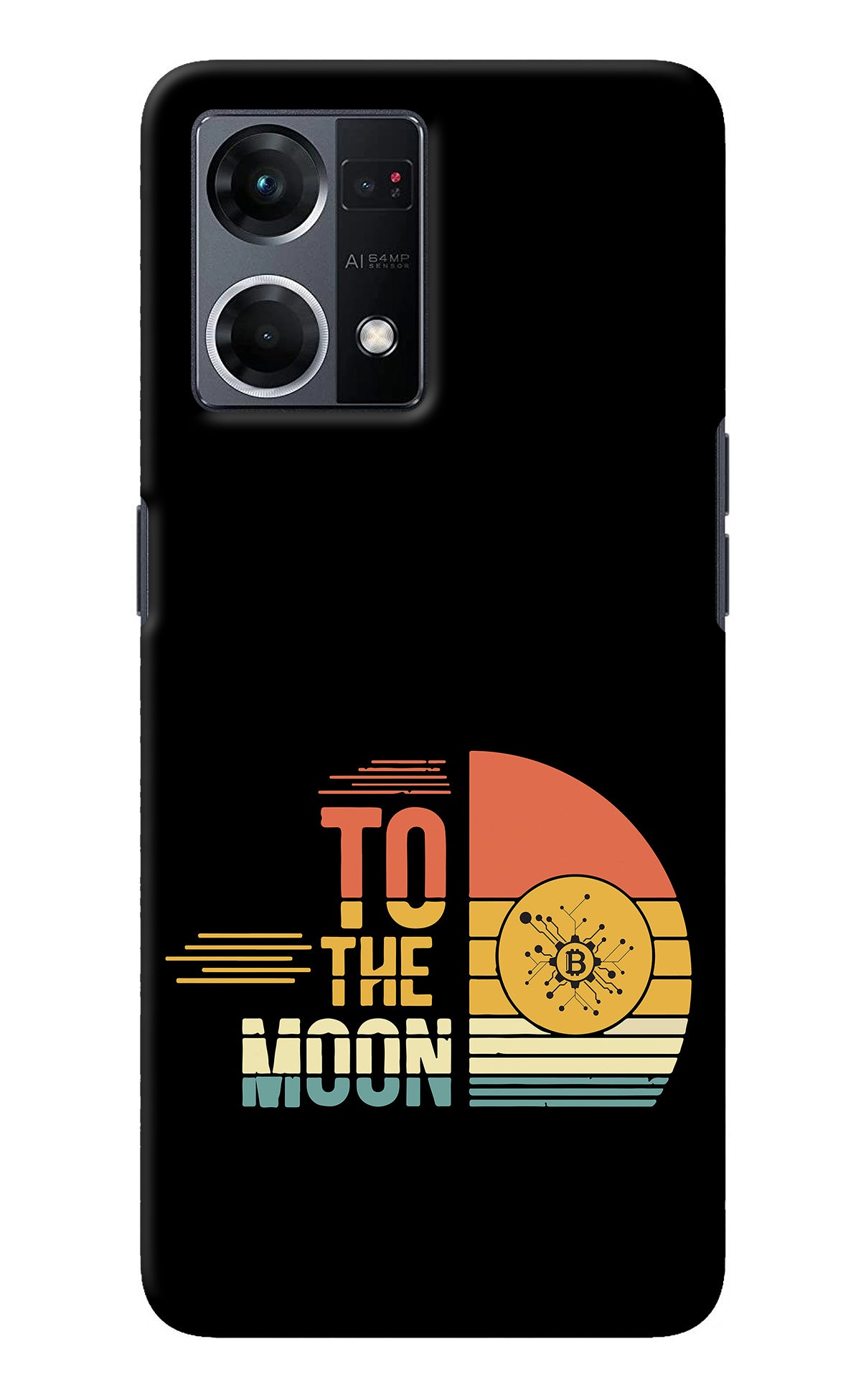 To the Moon Oppo F21 Pro 4G Back Cover