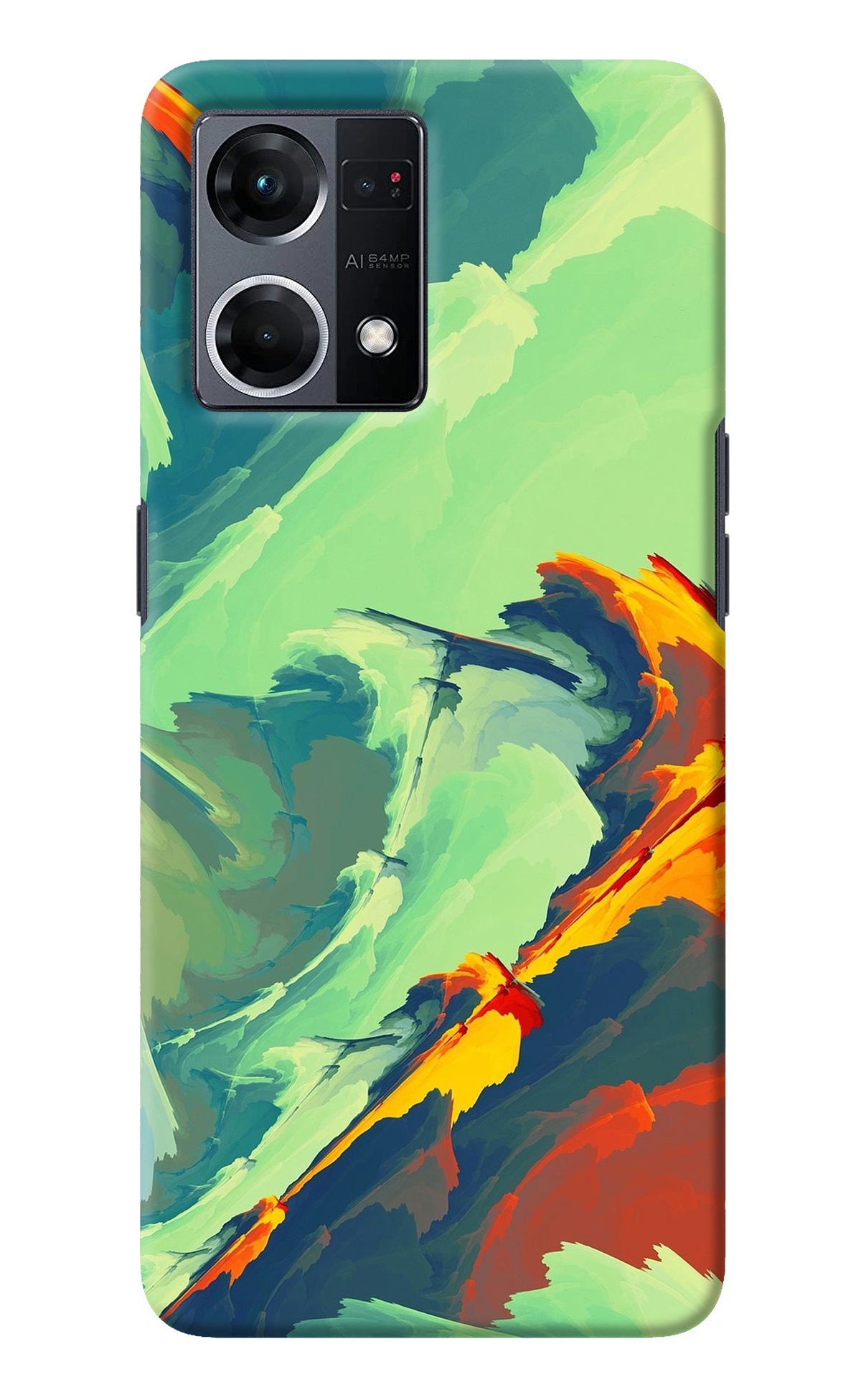 Paint Art Oppo F21 Pro 4G Back Cover