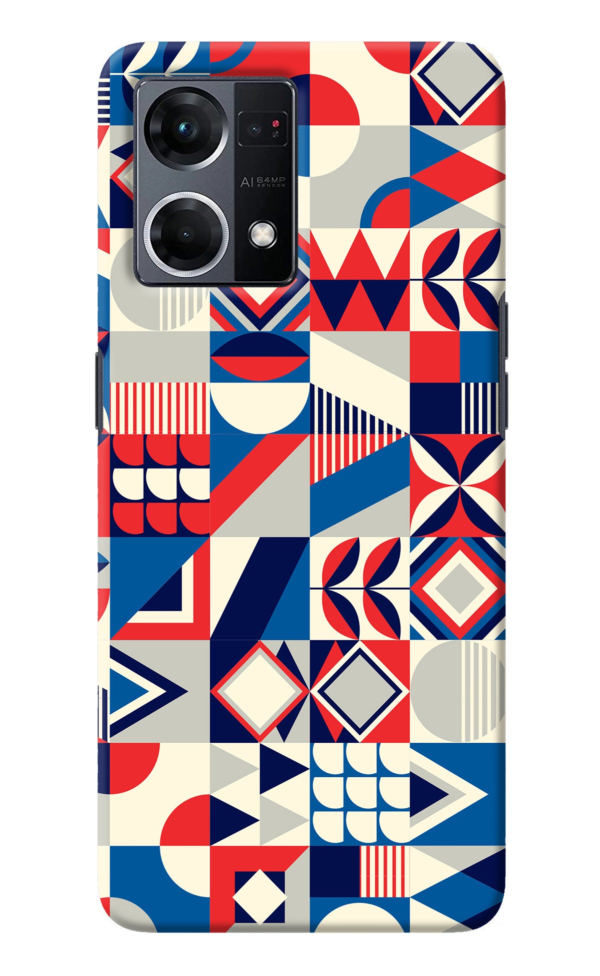 Colorful Pattern Oppo F21 Pro 4G Back Cover