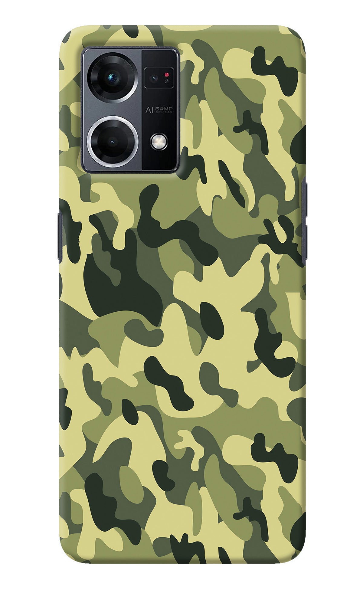 Camouflage Oppo F21 Pro 4G Back Cover