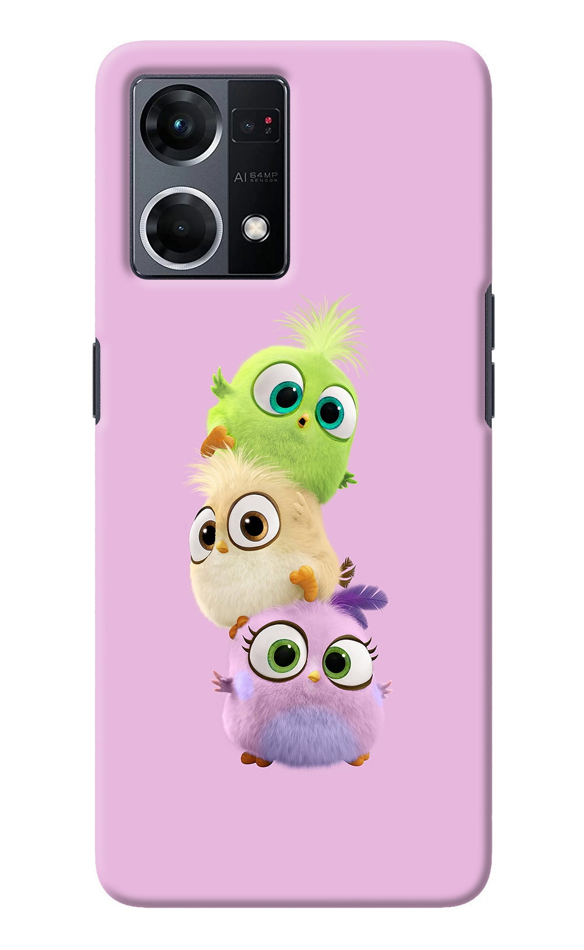 Cute Little Birds Oppo F21 Pro 4G Back Cover