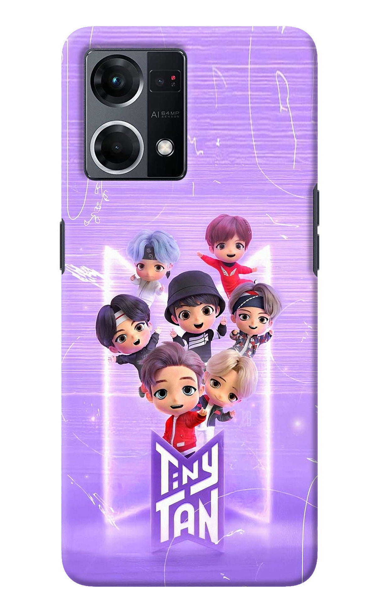 BTS Tiny Tan Oppo F21 Pro 4G Back Cover