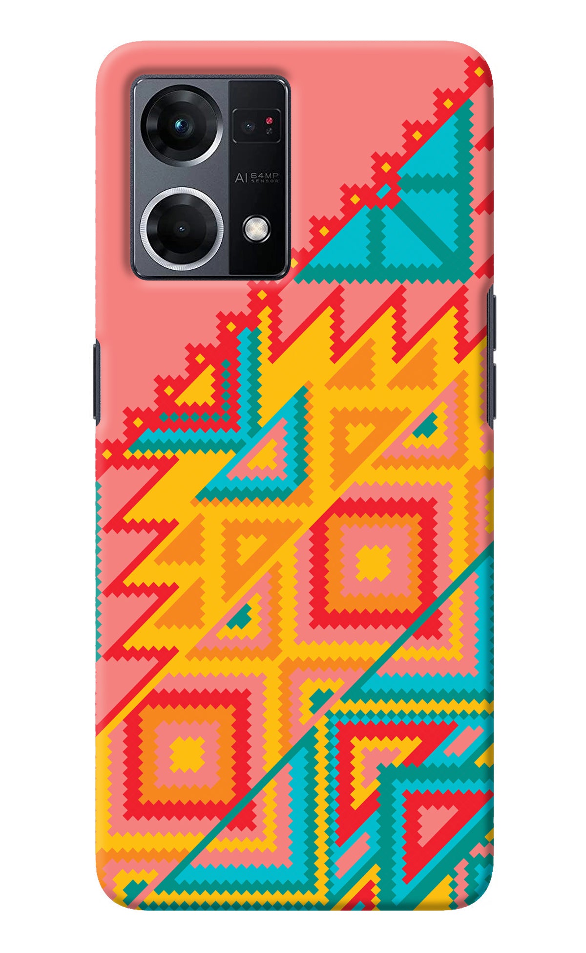 Aztec Tribal Oppo F21 Pro 4G Back Cover