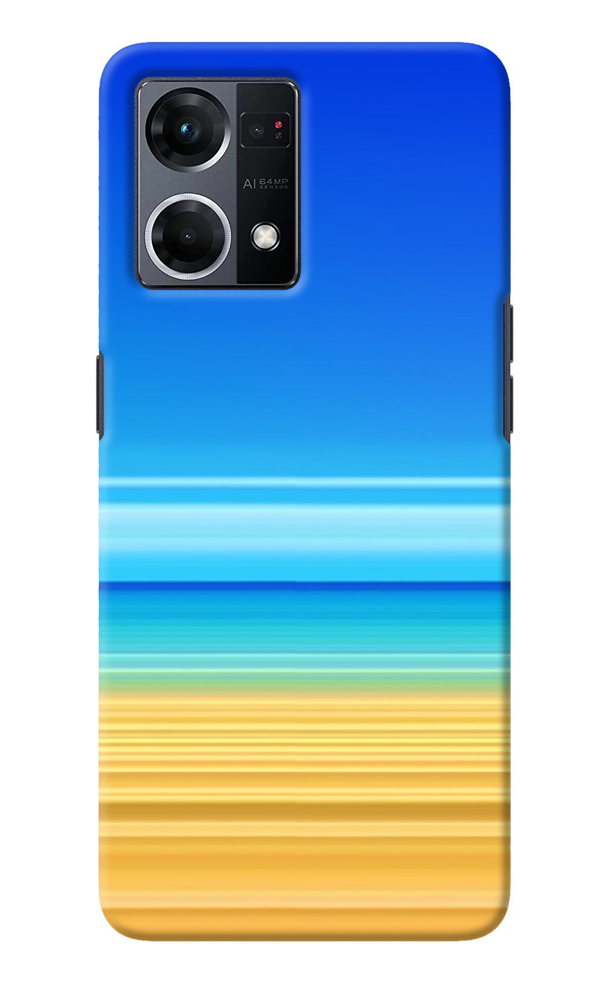 Beach Art Oppo F21 Pro 4G Back Cover