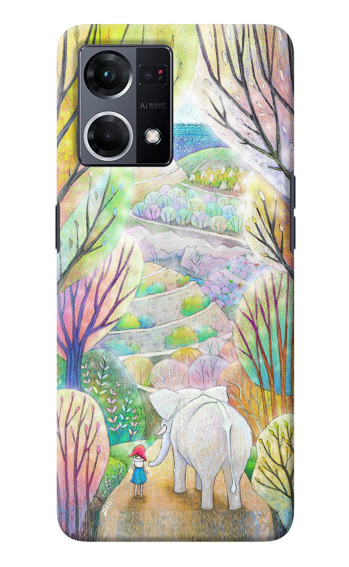 Nature Painting Oppo F21 Pro 4G Back Cover