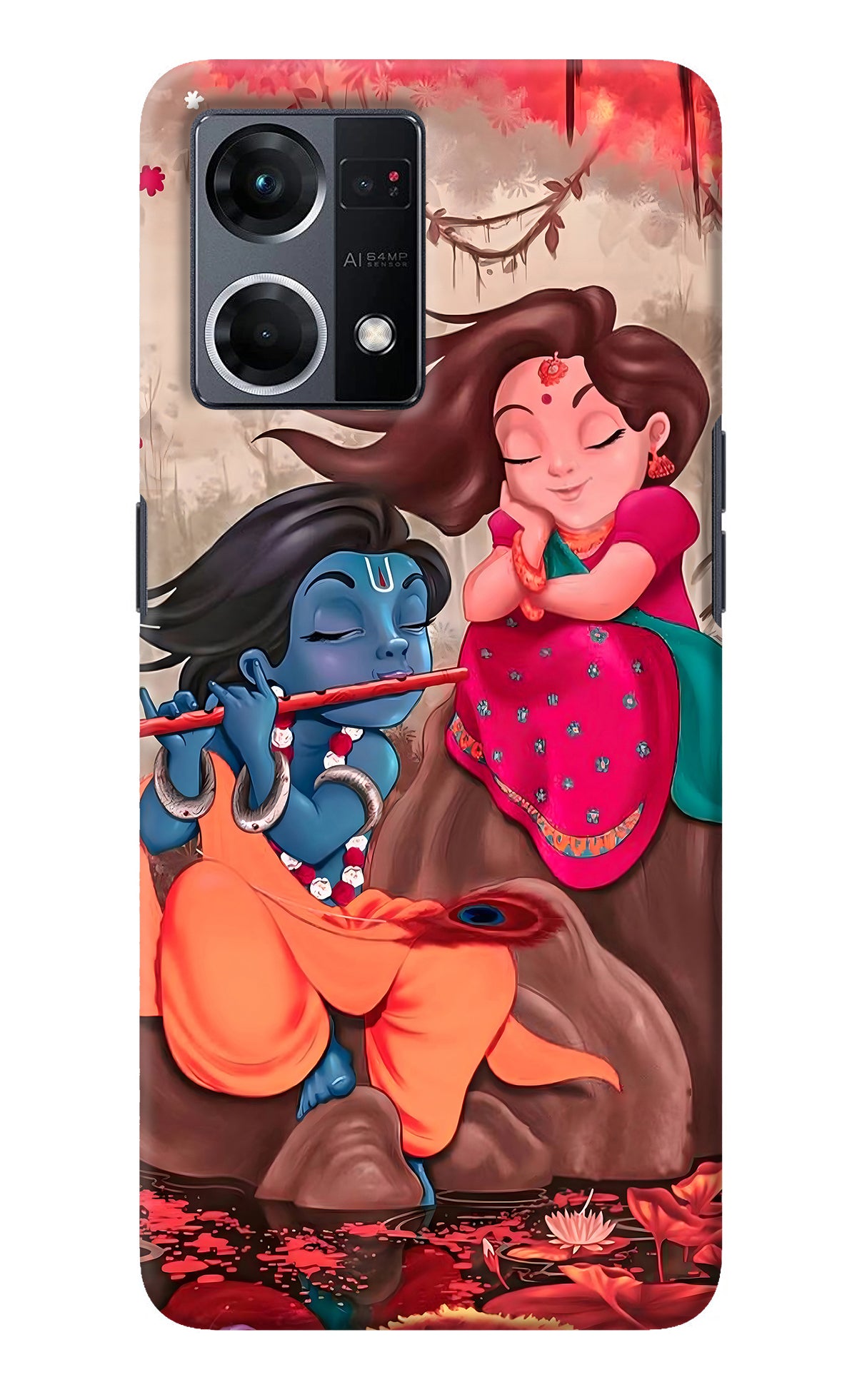 Radhe Krishna Oppo F21 Pro 4G Back Cover