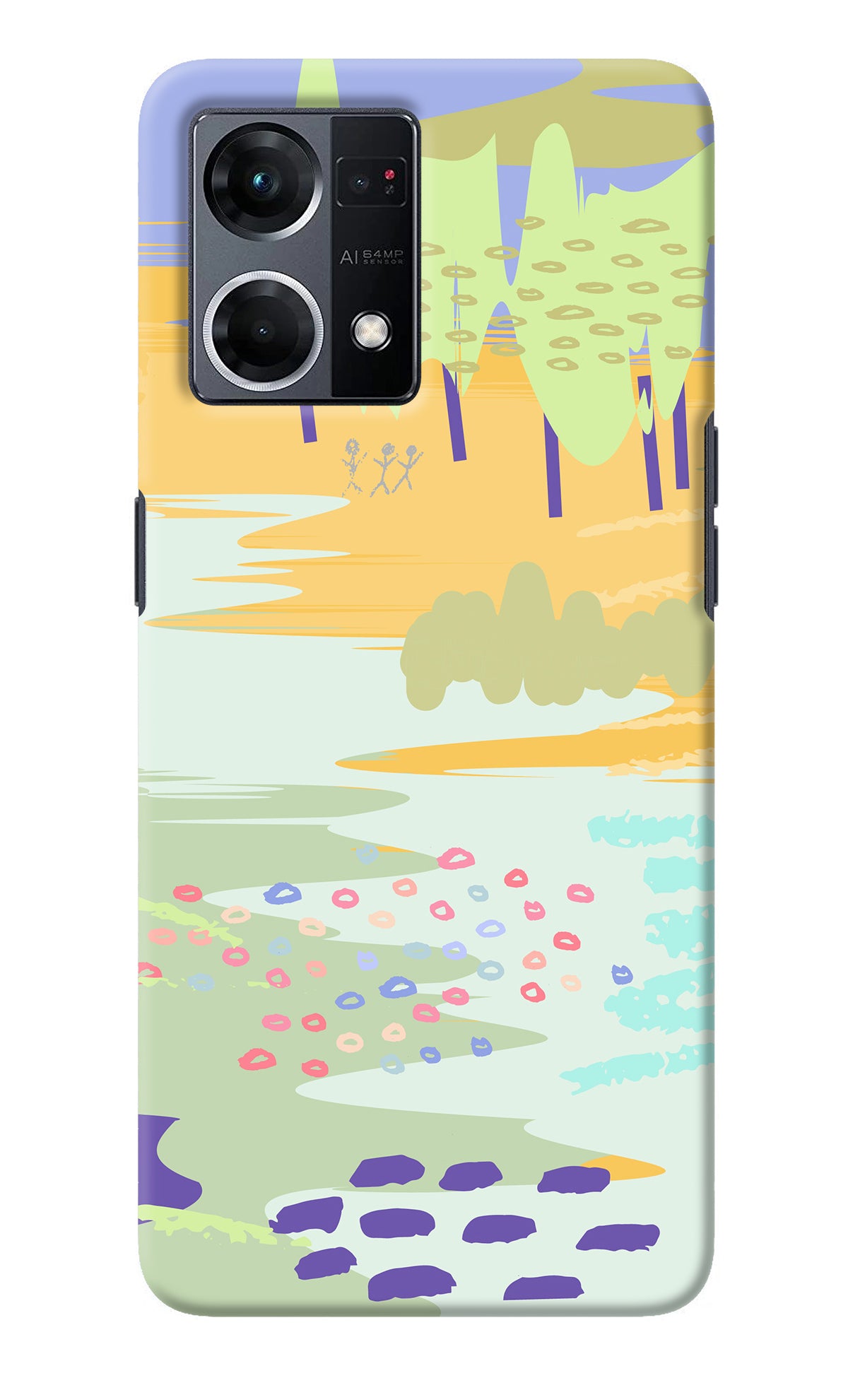 Scenery Oppo F21 Pro 4G Back Cover