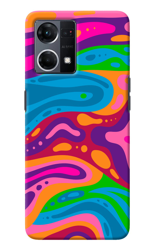 Trippy Pattern Oppo F21 Pro 4G Back Cover