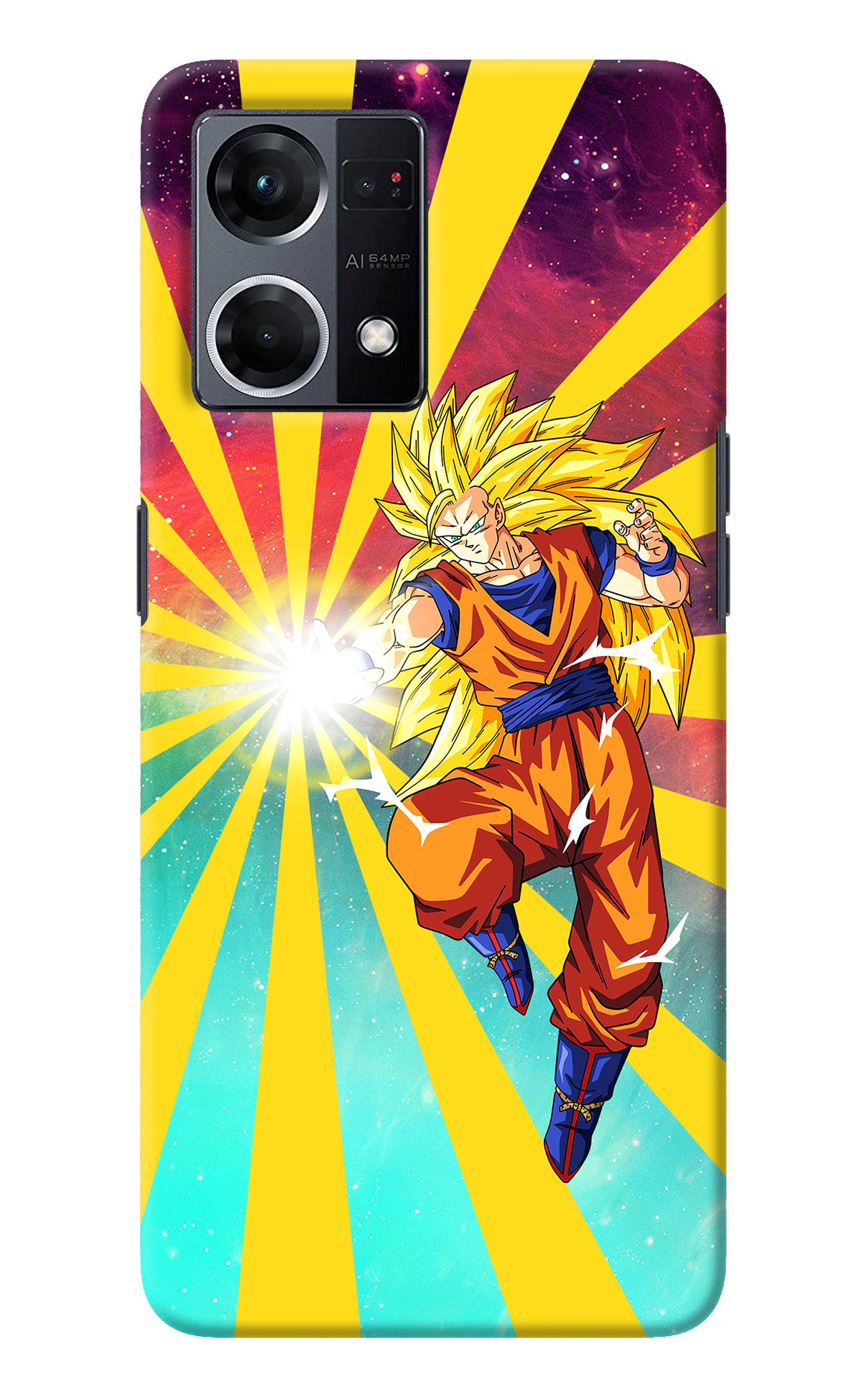 Goku Super Saiyan Oppo F21 Pro 4G Back Cover