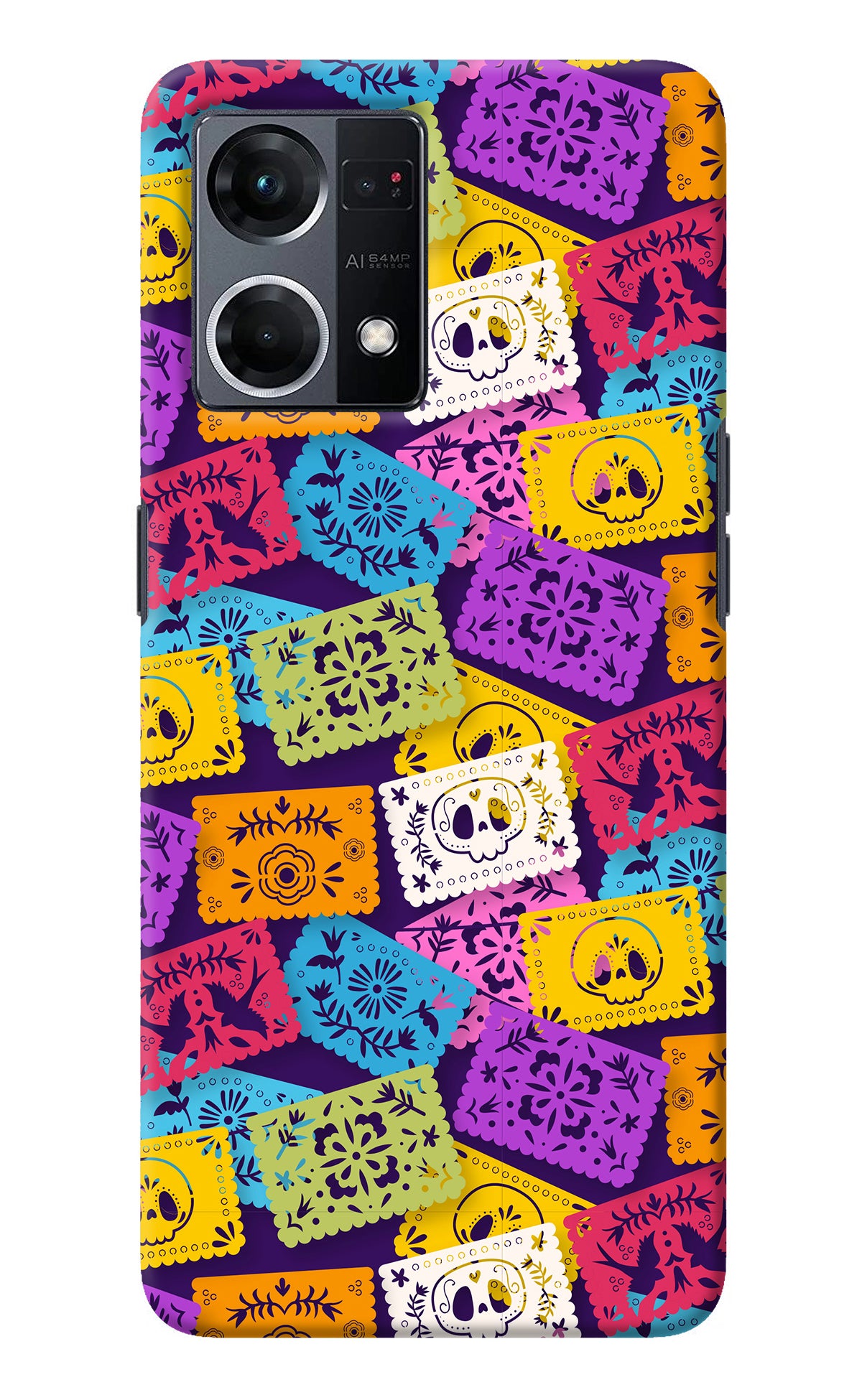 Mexican Pattern Oppo F21 Pro 4G Back Cover