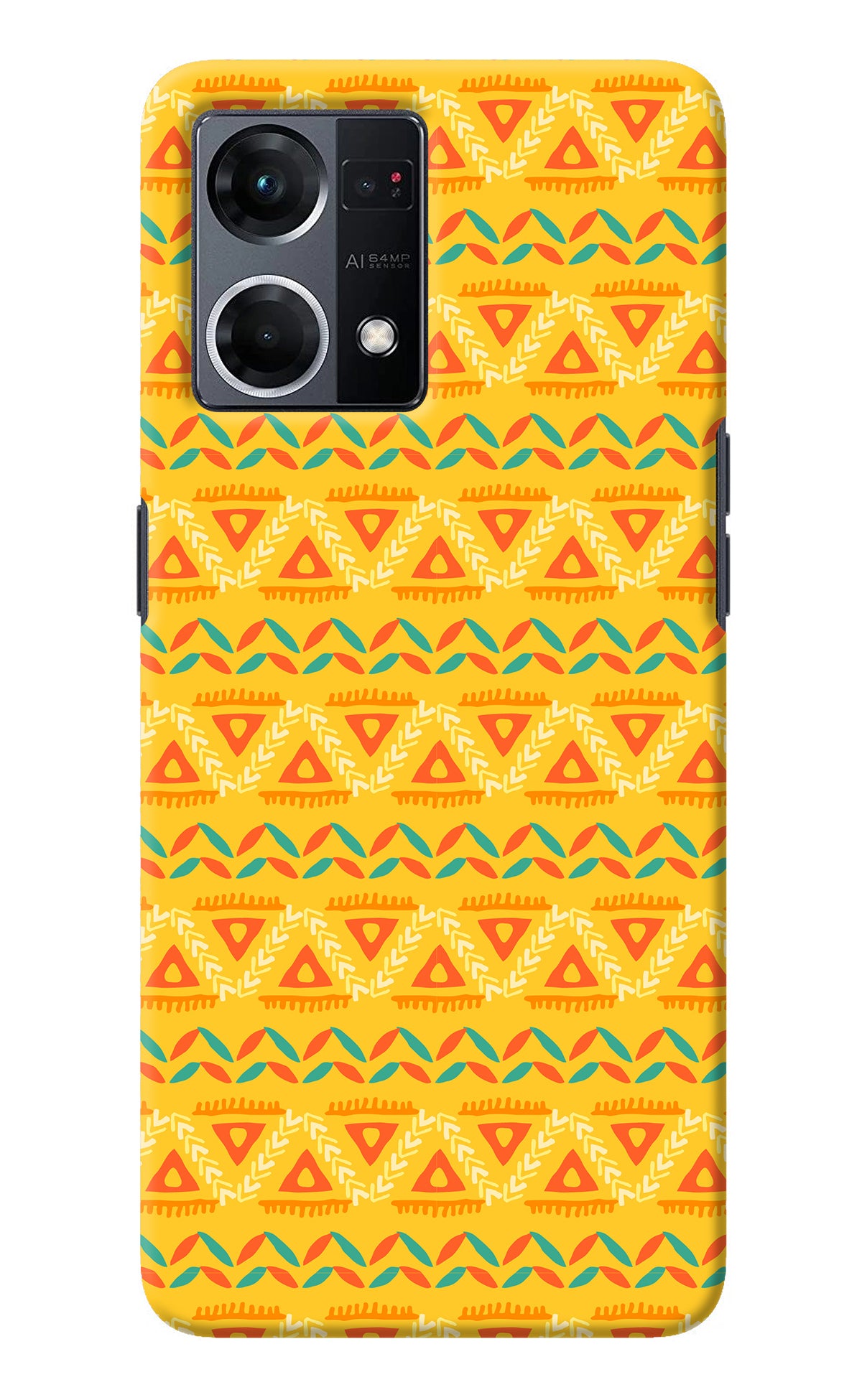 Tribal Pattern Oppo F21 Pro 4G Back Cover