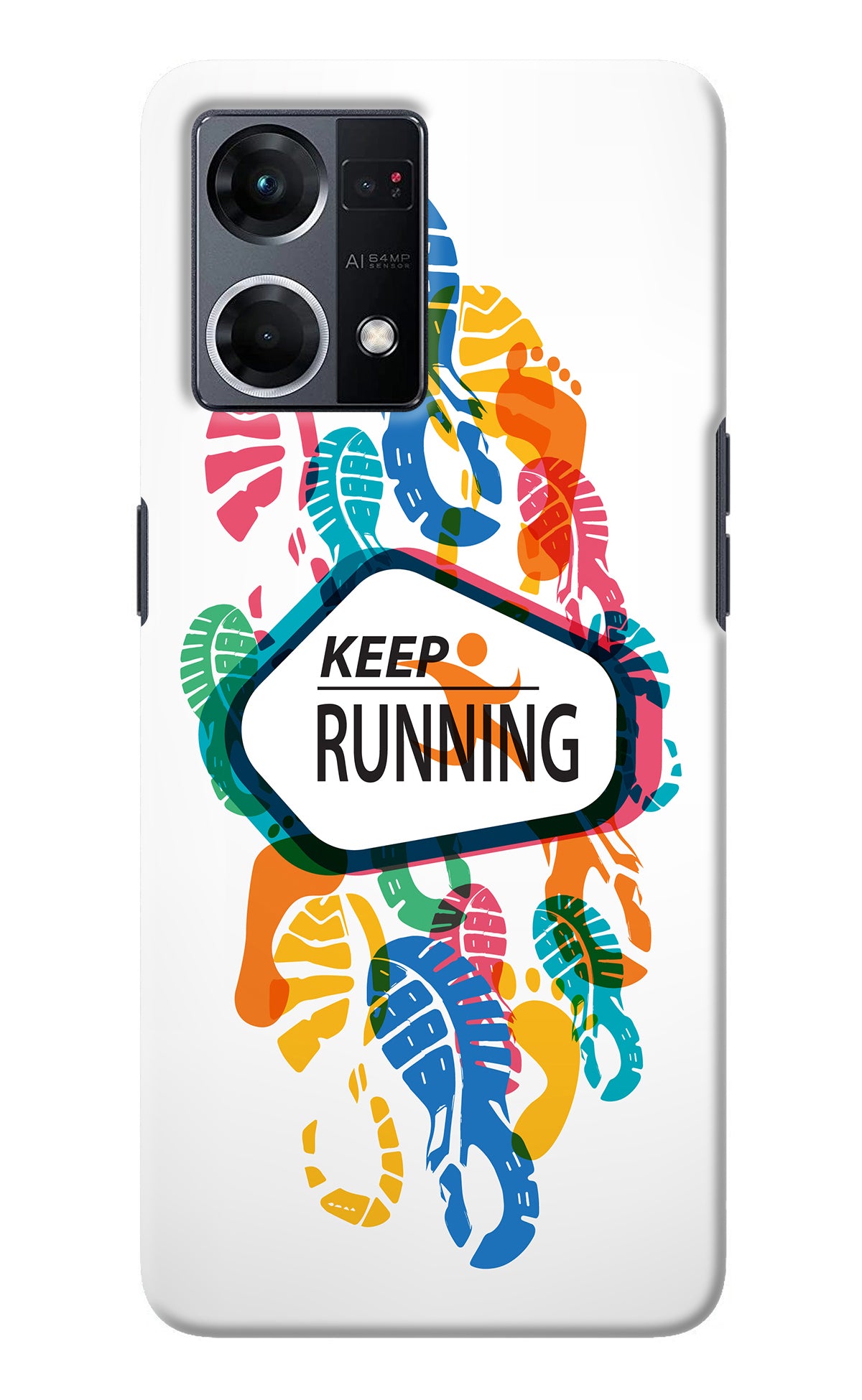 Keep Running Oppo F21 Pro 4G Back Cover