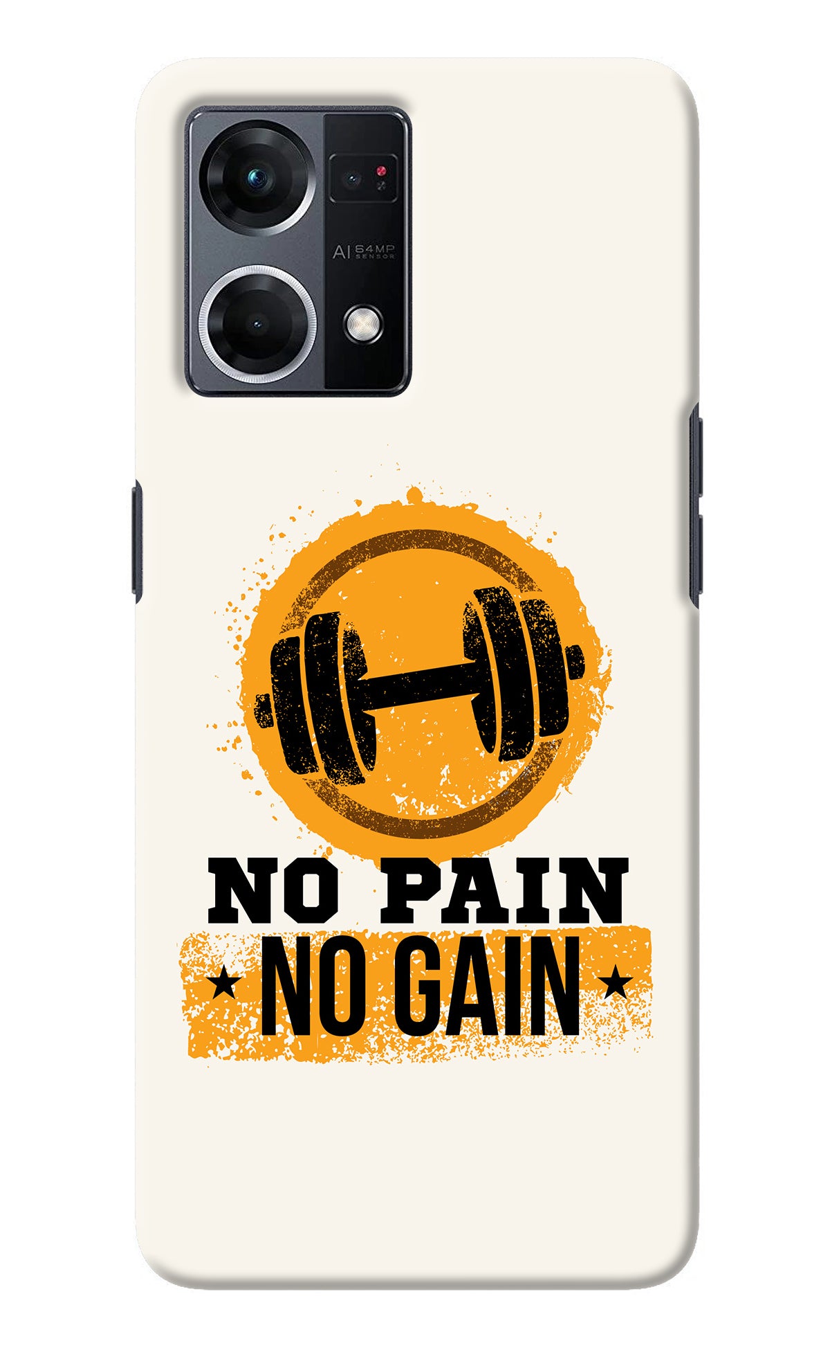 No Pain No Gain Oppo F21 Pro 4G Back Cover