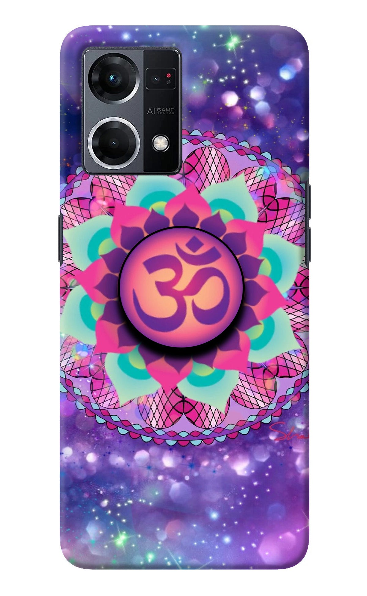 Om Purple Oppo F21 Pro 4G Pop Case