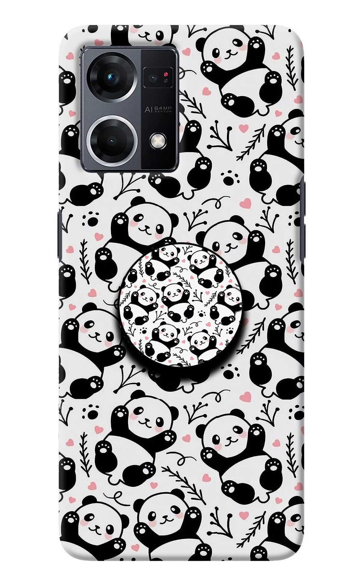 Cute Panda Oppo F21 Pro 4G Pop Case