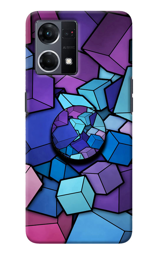 Cubic Abstract Oppo F21 Pro 4G Pop Case