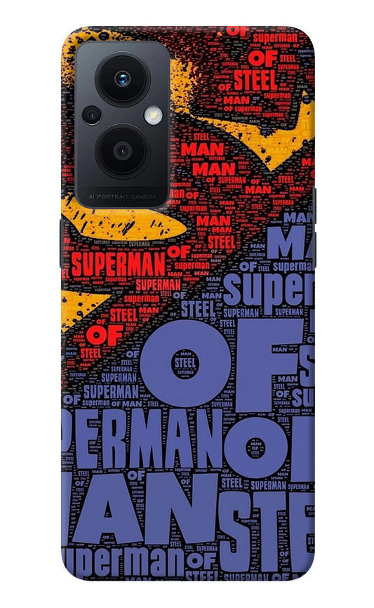 Superman Oppo F21 Pro 5G Back Cover
