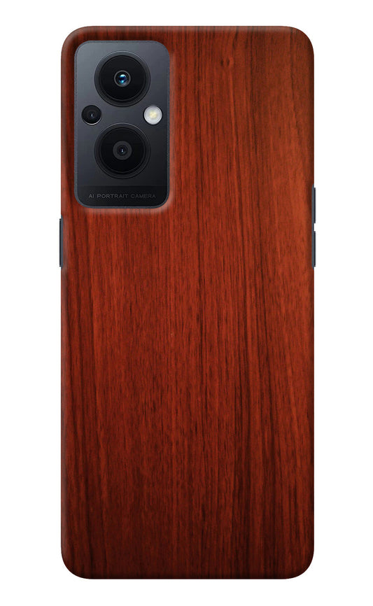 Wooden Plain Pattern Oppo F21 Pro 5G Back Cover
