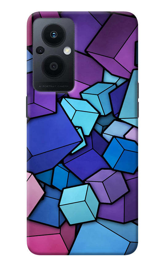 Cubic Abstract Oppo F21 Pro 5G Back Cover