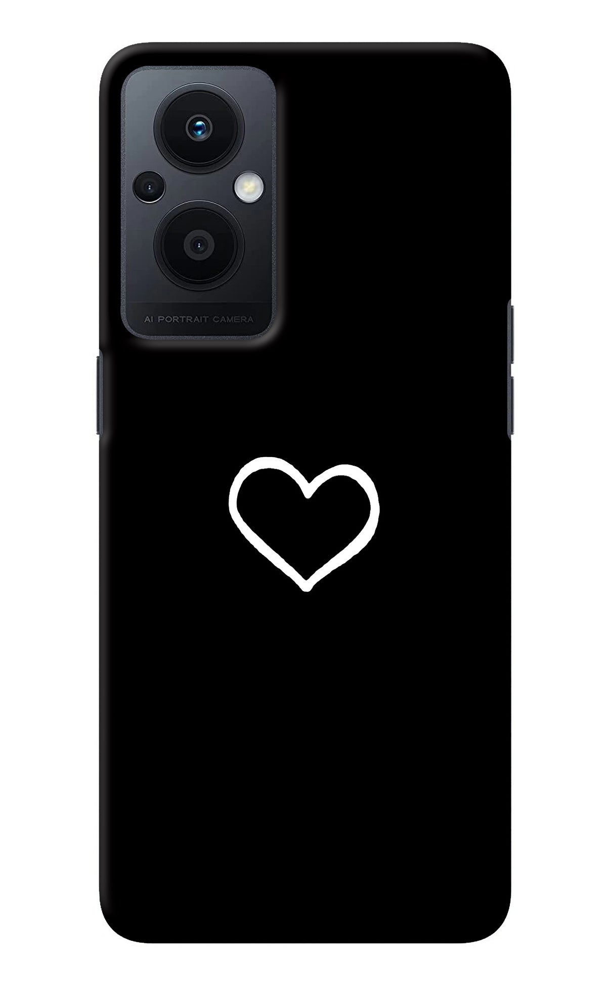 Heart Oppo F21 Pro 5G Back Cover