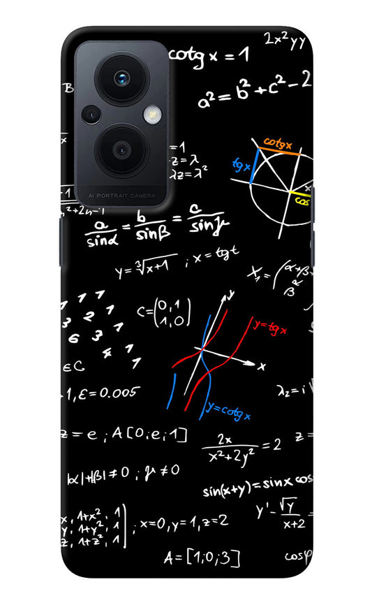Mathematics Formula Oppo F21 Pro 5G Back Cover