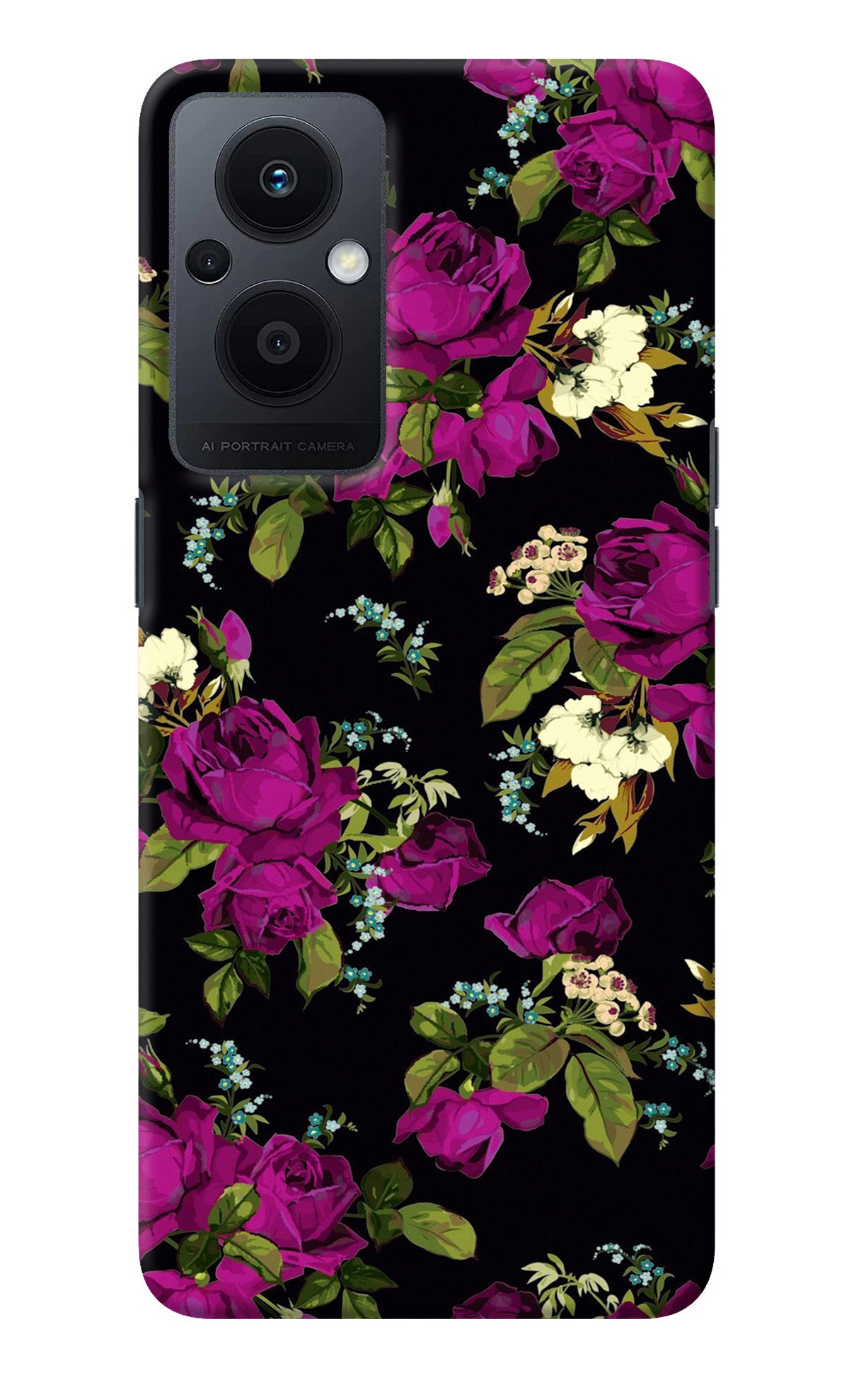 Flowers Oppo F21 Pro 5G Back Cover