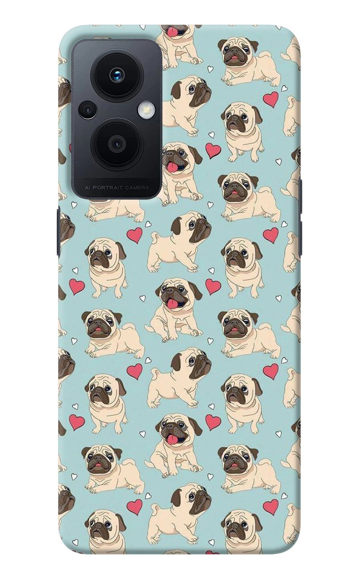 Pug Dog Oppo F21 Pro 5G Back Cover