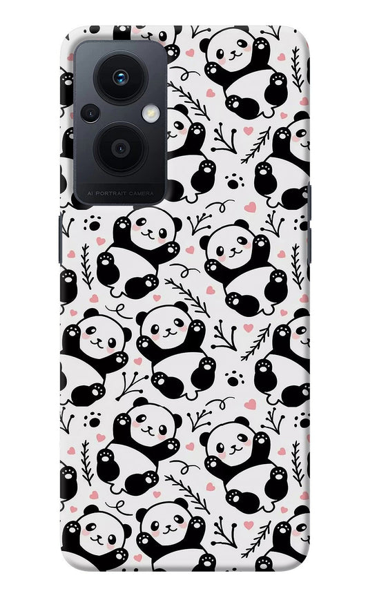 Cute Panda Oppo F21 Pro 5G Back Cover